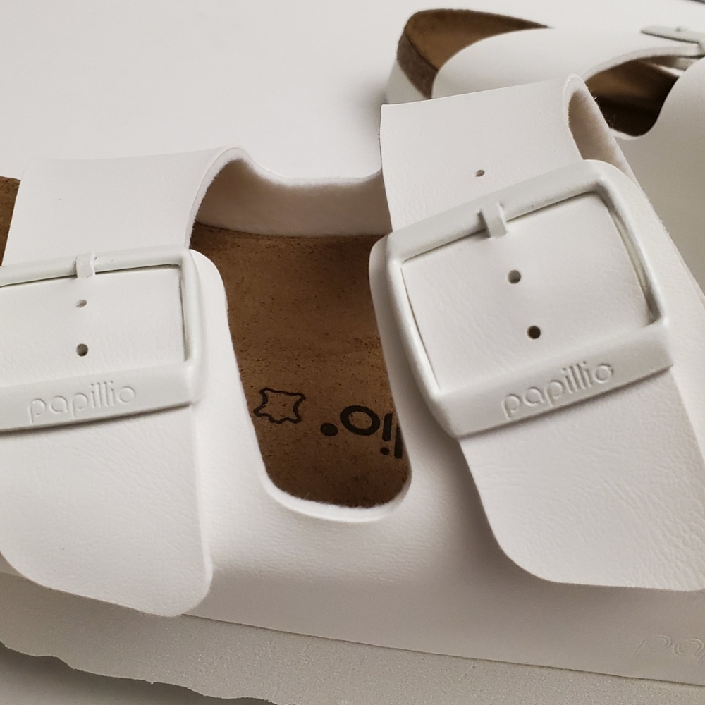 Birkenstock Papillio White Platform Sandals - Picture 7 of 9